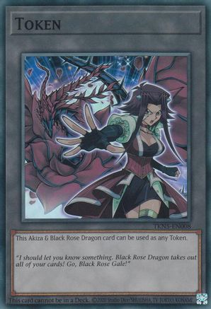 Token: Akiza & Black Rose Dragon (TKN5-EN008) - The Infinite Forbidden Unlimited - Premium Yugioh Single from Konami - Just $4.13! Shop now at Game Crave Tournament Store