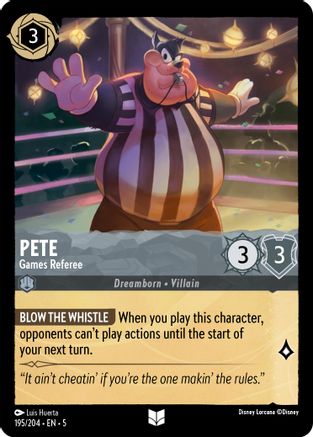 Pete - Games Referee (195/204) - Shimmering Skies Cold Foil - Premium Lorcana Single from Shimmering Skies - Just $14.50! Shop now at Game Crave Tournament Store