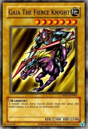 Gaia The Fierce Knight (RP01-EN004) - Retro Pack (2020 Date Reprint) Unlimited - Premium Yugioh Single from Konami - Just $0.25! Shop now at Game Crave Tournament Store