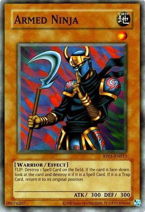 Armed Ninja (RP01-EN013) - Retro Pack (2020 Date Reprint) Unlimited - Premium Yugioh Single from Konami - Just $0.25! Shop now at Game Crave Tournament Store