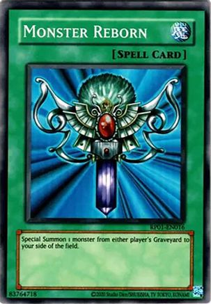 Monster Reborn (RP01-EN016) - Retro Pack (2020 Date Reprint) Unlimited - Premium Yugioh Single from Konami - Just $0.39! Shop now at Game Crave Tournament Store