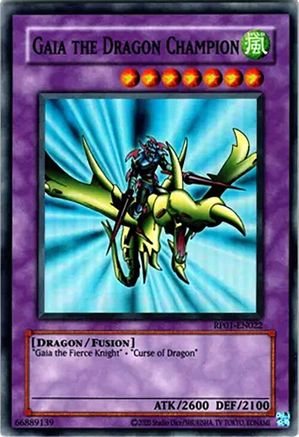 Gaia the Dragon Champion (RP01-EN022) - Retro Pack (2020 Date Reprint) Unlimited - Premium Yugioh Single from Konami - Just $0.26! Shop now at Game Crave Tournament Store