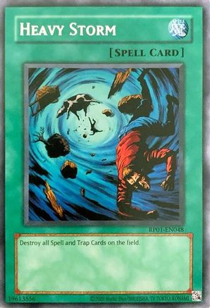 Heavy Storm (RP01-EN048) - Retro Pack (2020 Date Reprint) Unlimited - Premium Yugioh Single from Konami - Just $1.82! Shop now at Game Crave Tournament Store