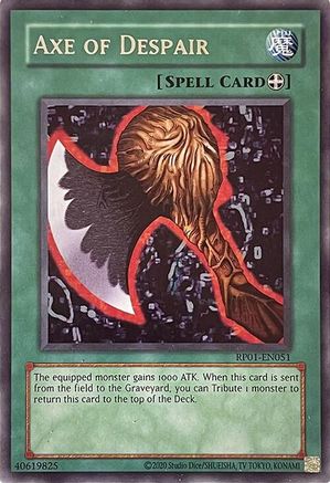 Axe of Despair (RP01-EN051) - Retro Pack (2020 Date Reprint) Unlimited - Premium Yugioh Single from Konami - Just $0.43! Shop now at Game Crave Tournament Store