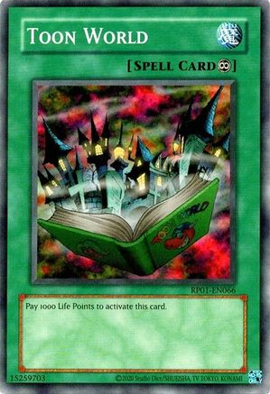 Toon World (RP01-EN066) - Retro Pack (2020 Date Reprint) Unlimited - Premium Yugioh Single from Konami - Just $0.25! Shop now at Game Crave Tournament Store