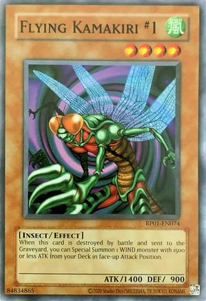 Flying Kamakiri #1 (RP01-EN074) - Retro Pack (2020 Date Reprint) Unlimited - Premium Yugioh Single from Konami - Just $0.25! Shop now at Game Crave Tournament Store