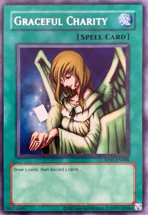 Graceful Charity (RP01-EN088) - Retro Pack (2020 Date Reprint) Unlimited - Premium Yugioh Single from Konami - Just $3.40! Shop now at Game Crave Tournament Store