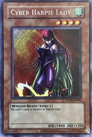 Cyber Harpie Lady (RP01-EN096) - Retro Pack (2020 Date Reprint) Unlimited - Premium Yugioh Single from Konami - Just $16.06! Shop now at Game Crave Tournament Store