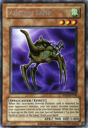 Ancient Lamp (RP01-EN100) - Retro Pack (2020 Date Reprint) Unlimited - Premium Yugioh Single from Konami - Just $4.97! Shop now at Game Crave Tournament Store