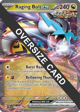Raging Bolt ex - 123/162 123 - Jumbo Cards Holofoil
