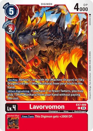 Lavorvomon (EX7-009) - Digimon LIBERATOR - Premium Digimon Single from Bandai - Just $0.25! Shop now at Game Crave Tournament Store