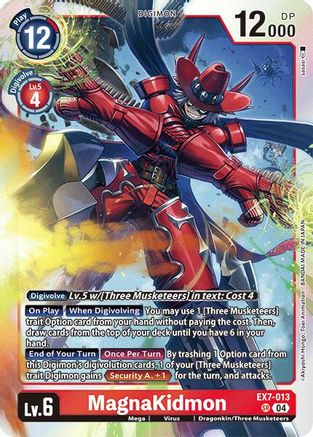 MagnaKidmon (EX7-013) - Digimon LIBERATOR Foil - Premium Digimon Single from Bandai - Just $1! Shop now at Game Crave Tournament Store