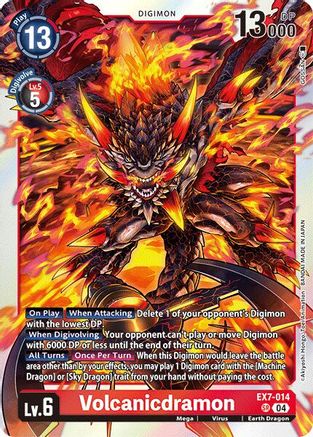 Game Crave Tournament Store - Volcanicdramon (EX7-014)
