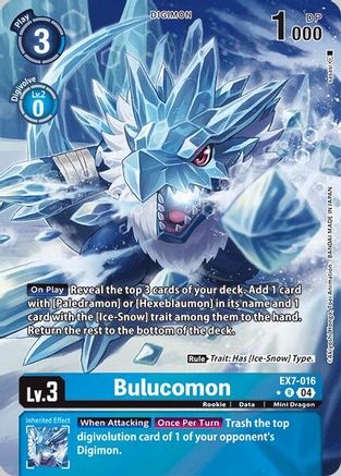 Bulucomon (Alternate Art) (EX7-016) - Digimon LIBERATOR Foil - Premium Digimon Single from Bandai - Just $7.04! Shop now at Game Crave Tournament Store