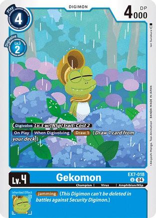 Gekomon (EX7-018) - Digimon LIBERATOR - Premium Digimon Single from Bandai - Just $0.25! Shop now at Game Crave Tournament Store