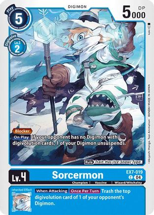 Sorcermon (EX7-019) - Digimon LIBERATOR - Premium Digimon Single from Bandai - Just $0.25! Shop now at Game Crave Tournament Store