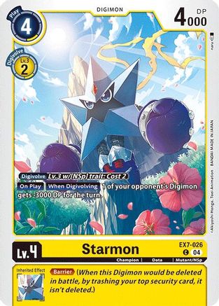 Starmon (EX7-026) - Digimon LIBERATOR - Premium Digimon Single from Bandai - Just $0.25! Shop now at Game Crave Tournament Store