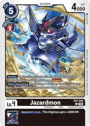Jazardmon (EX7-042) - Digimon LIBERATOR - Premium Digimon Single from Bandai - Just $0.25! Shop now at Game Crave Tournament Store