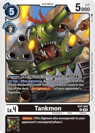Tankmon (EX7-043) - Digimon LIBERATOR - Premium Digimon Single from Bandai - Just $0.25! Shop now at Game Crave Tournament Store