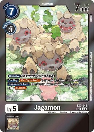 Jagamon (Foil) (EX7-045) - Digimon LIBERATOR Foil - Premium Digimon Single from Bandai - Just $3.89! Shop now at Game Crave Tournament Store
