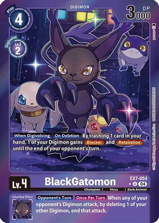 BlackGatomon (Foil) (EX7-054) - Digimon LIBERATOR Foil - Premium Digimon Single from Bandai - Just $4.08! Shop now at Game Crave Tournament Store