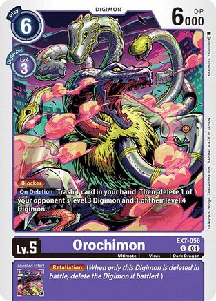 Orochimon (EX7-056) - Digimon LIBERATOR - Premium Digimon Single from Bandai - Just $0.25! Shop now at Game Crave Tournament Store