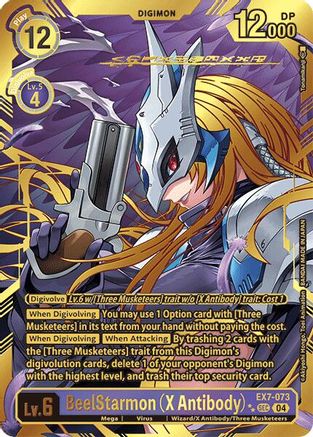 BeelStarmon (X Antibody) (Textured) (EX7-073) - Digimon LIBERATOR Foil - Premium Digimon Single from Bandai - Just $320.22! Shop now at Game Crave Tournament Store