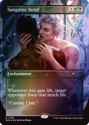 Sanguine Bond (Rainbow Foil) (SLD-1799) - Secret Lair Drop Series Foil - Premium MTG Single from Wizards of the Coast - Just $2.56! Shop now at Game Crave Tournament Store