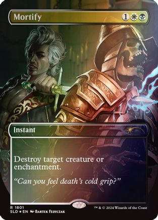 Mortify (Rainbow Foil) (SLD-1801) - Secret Lair Drop Series Foil - Premium MTG Single from Wizards of the Coast - Just $0.59! Shop now at Game Crave Tournament Store