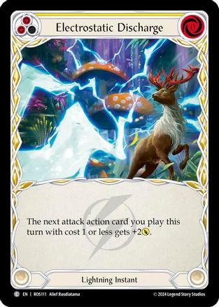 Electrostatic Discharge (Yellow) (ROS111) - Rosetta Rainbow Foil