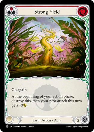 Strong Yield (Red) (ROS064) - Rosetta Rainbow Foil