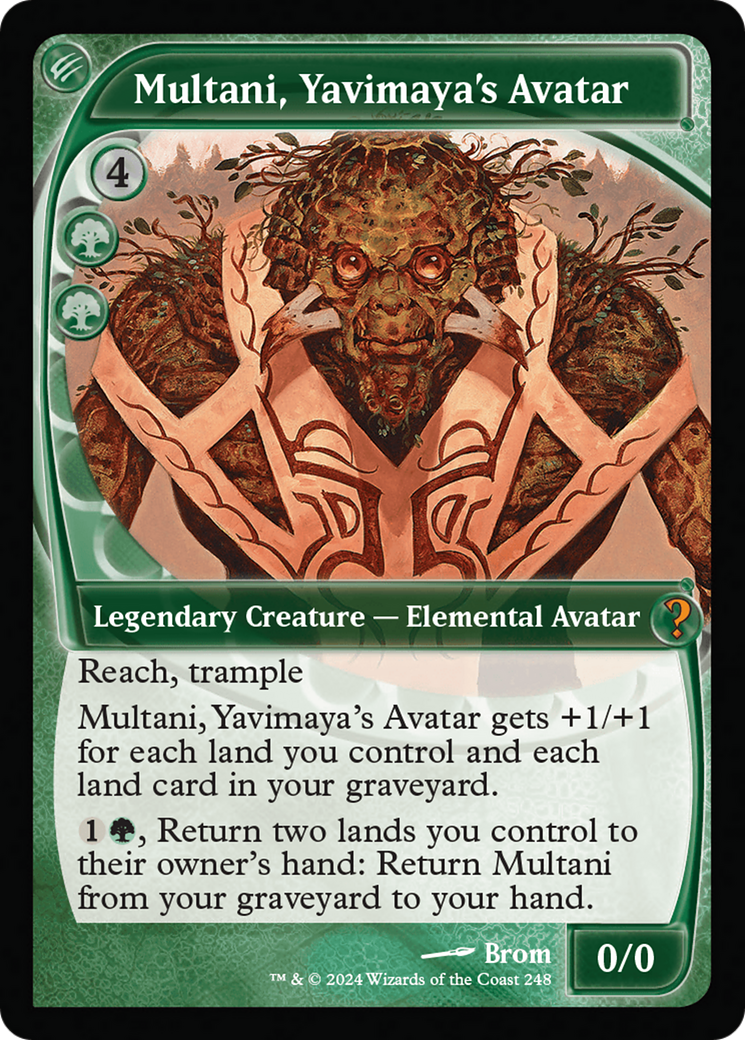 Multani, Yavimaya's Avatar (MB2-248) - Mystery Booster 2 Foil - Premium MTG Single from Wizards of the Coast - Just $43.29! Shop now at Game Crave Tournament Store