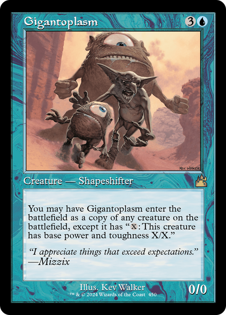 Gigantoplasm (RVR-450) - Ravnica Remastered Foil - Premium MTG Single from Wizards of the Coast - Just $0.25! Shop now at Game Crave Tournament Store