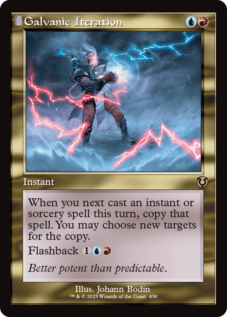 Galvanic Iteration (Retro Frame) (-430) - Innistrad Remastered Foil - Premium MTG Single from Wizards of the Coast - Just $0.25! Shop now at Game Crave Tournament Store