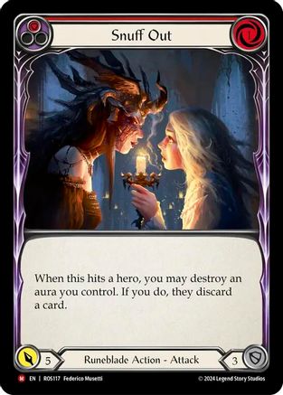 Snuff Out (ROS117) - Rosetta Rainbow Foil