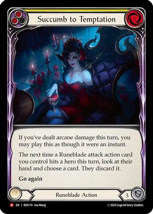 Succumb to Temptation (ROS119) - Rosetta Rainbow Foil