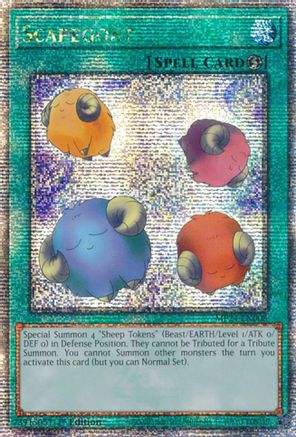 Scapegoat (Quarter Century Secret Rare) (MP24-EN008) - 25th Anniversary Tin: Dueling Mirrors 1st Edition - Premium Yugioh Single from Konami - Just $1.56! Shop now at Game Crave Tournament Store