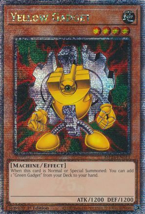 Yellow Gadget (Quarter Century Secret Rare) (MP24-EN013) - 25th Anniversary Tin: Dueling Mirrors 1st Edition - Premium Yugioh Single from Konami - Just $0.50! Shop now at Game Crave Tournament Store