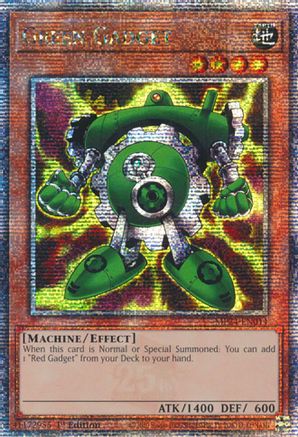 Green Gadget (Quarter Century Secret Rare) (MP24-EN014) - 25th Anniversary Tin: Dueling Mirrors 1st Edition - Premium Yugioh Single from Konami - Just $0.53! Shop now at Game Crave Tournament Store