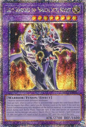 Gilti-Gearfried the Magical Steel Knight (Quarter Century Secret Rare) (MP24-EN016) - 25th Anniversary Tin: Dueling Mirrors 1st Edition - Premium Yugioh Single from Konami - Just $0.46! Shop now at Game Crave Tournament Store