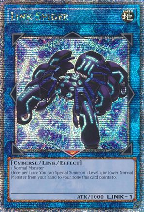 Link Spider (Quarter Century Secret Rare) (MP24-EN045) - 25th Anniversary Tin: Dueling Mirrors 1st Edition - Premium Yugioh Single from Konami - Just $2.16! Shop now at Game Crave Tournament Store