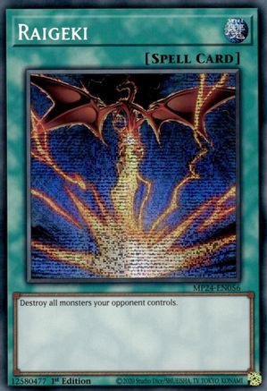 Raigeki (Alternate Art) (MP24-EN056) - 25th Anniversary Tin: Dueling Mirrors 1st Edition - Premium Yugioh Single from Konami - Just $5.64! Shop now at Game Crave Tournament Store