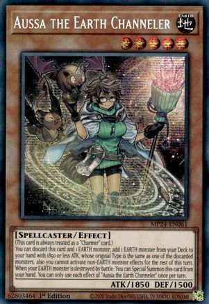 Aussa the Earth Channeler (MP24-EN061) - 25th Anniversary Tin: Dueling Mirrors 1st Edition - Premium Yugioh Single from Konami - Just $0.25! Shop now at Game Crave Tournament Store