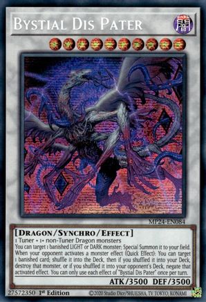 Bystial Dis Pater (MP24-EN084) - 25th Anniversary Tin: Dueling Mirrors 1st Edition - Premium Yugioh Single from Konami - Just $12.14! Shop now at Game Crave Tournament Store