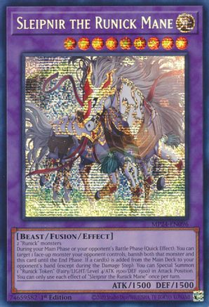 Sleipnir the Runick Mane (MP24-EN096) - 25th Anniversary Tin: Dueling Mirrors 1st Edition - Premium Yugioh Single from Konami - Just $1.27! Shop now at Game Crave Tournament Store
