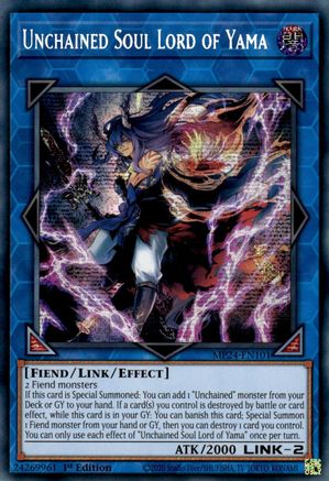 Unchained Soul Lord of Yama (MP24-EN101) - 25th Anniversary Tin: Dueling Mirrors 1st Edition - Premium Yugioh Single from Konami - Just $5.97! Shop now at Game Crave Tournament Store