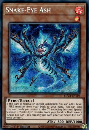 Snake-Eye Ash (MP24-EN110) - 25th Anniversary Tin: Dueling Mirrors 1st Edition - Premium Yugioh Single from Konami - Just $1.86! Shop now at Game Crave Tournament Store