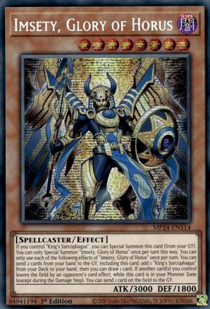 Imsety, Glory of Horus (MP24-EN114) - 25th Anniversary Tin: Dueling Mirrors 1st Edition - Premium Yugioh Single from Konami - Just $23.08! Shop now at Game Crave Tournament Store