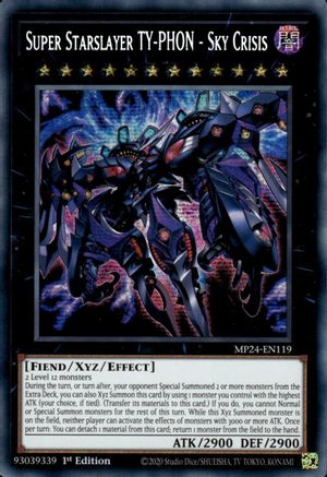 Super Starslayer TY-PHON - Sky Crisis (MP24-EN119) - 25th Anniversary Tin: Dueling Mirrors 1st Edition - Premium Yugioh Single from Konami - Just $3.77! Shop now at Game Crave Tournament Store