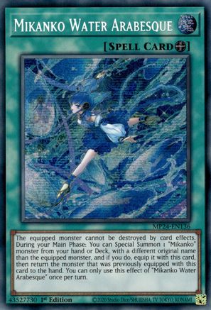 Mikanko Water Arabesque (MP24-EN136) - 25th Anniversary Tin: Dueling Mirrors 1st Edition - Premium Yugioh Single from Konami - Just $1.76! Shop now at Game Crave Tournament Store